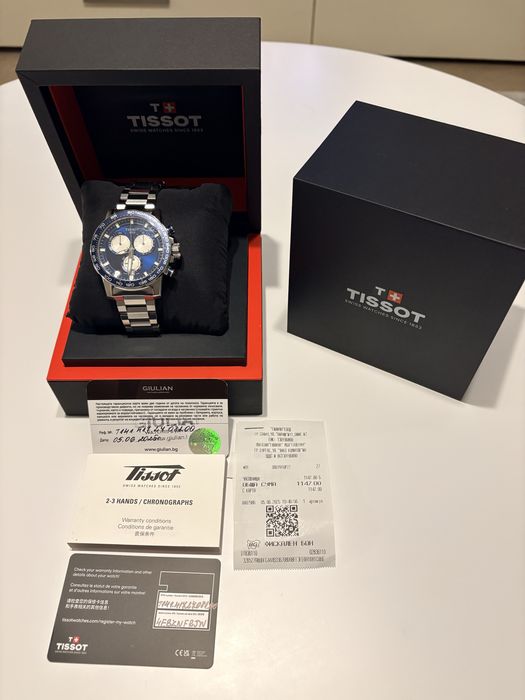Tissot supersport в гаранция до 06.06.2027г.