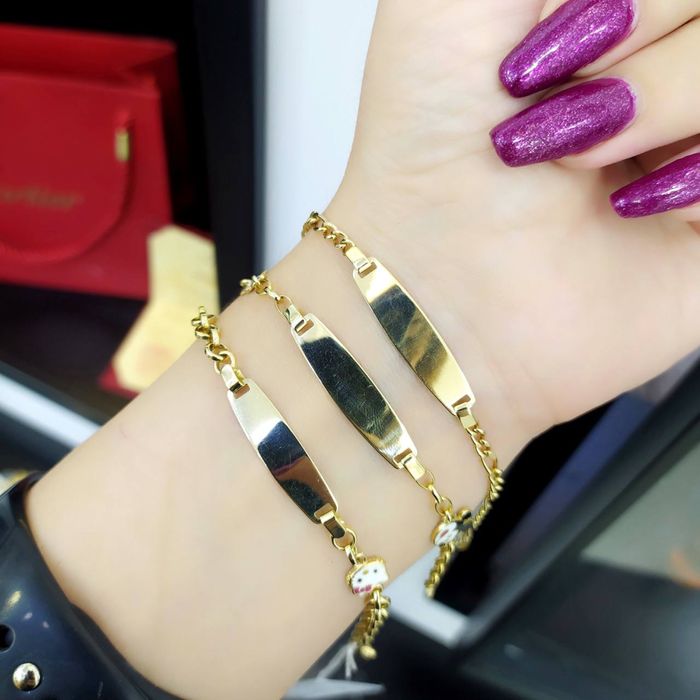 Золотой детский браслет. Золото 585. Доставка.