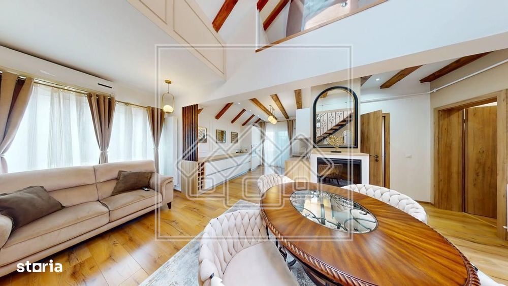 Penthouse cu 4 camere si terasa, mobilat si utilat, Calea Cisnadiei