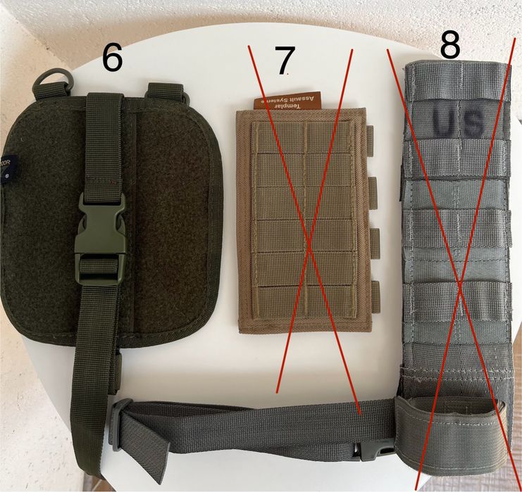 Тактически модулни”Molle”Джобове/Адаптори/Пачове/Пособия