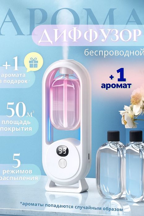 Автоматический освежитель воздуха для дома аромадиффузор плюс 1 флакон