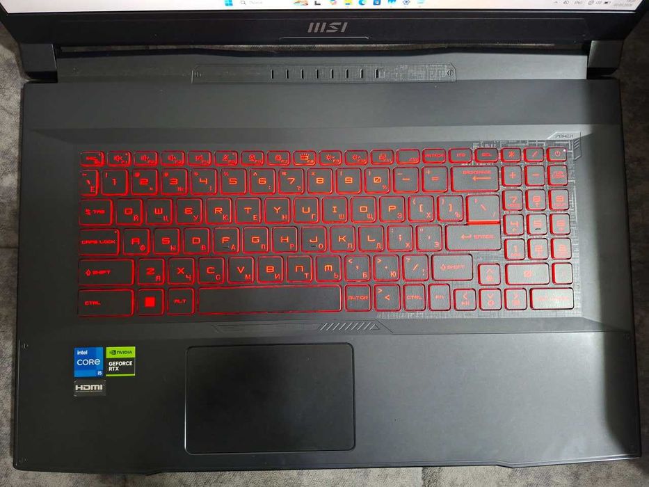 MSI Katana 17inch i7-11260H 16/512 RTX3050 4GB 144Hz