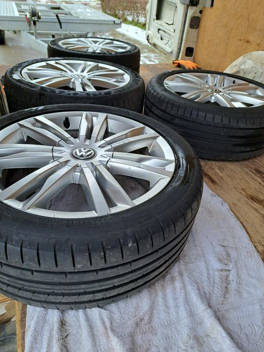 Jante vw 245/45 R17  cu anvelope