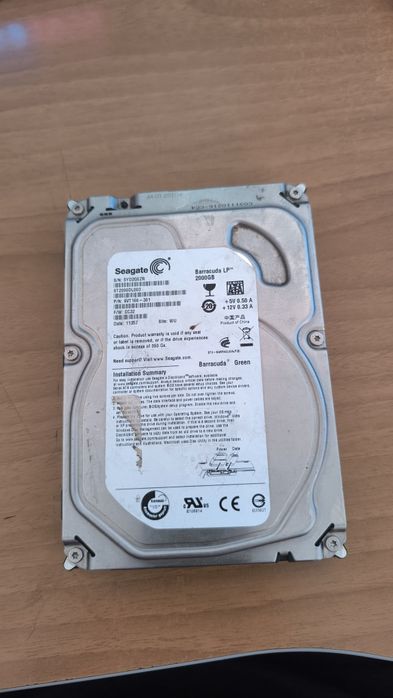 HardDisk  2TB – Seagate Barracuda Green Netestat