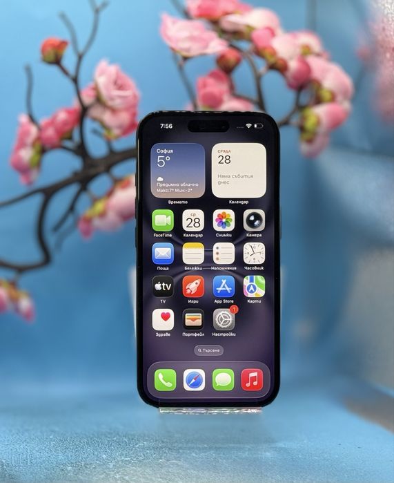 ГАРАНЦИОНЕН!!! Apple iPhone 16, 128GB, 5G, Black