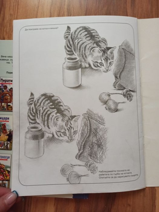 Книжка за рисуване  животни + нови флумастери