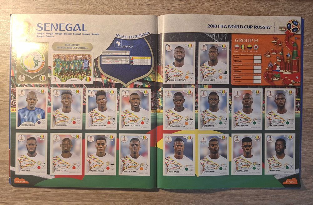 Попълнен Албум Панини Русия 2018