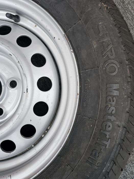 Janta Tabla/Oțel  Ptr. SlepAuto/Platforma Auto 14''+ Anvelopa 185R14C