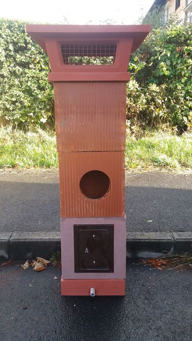 Acoperis horn cos fum