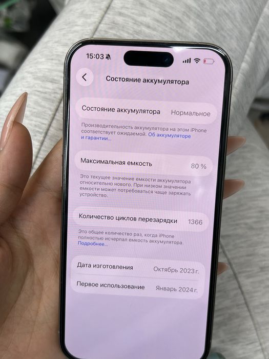 Айфон 15 про.