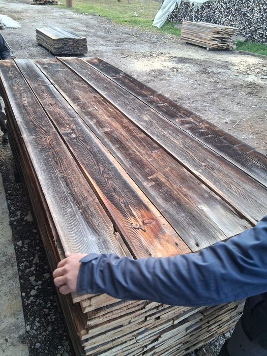 Scandura veche de brad