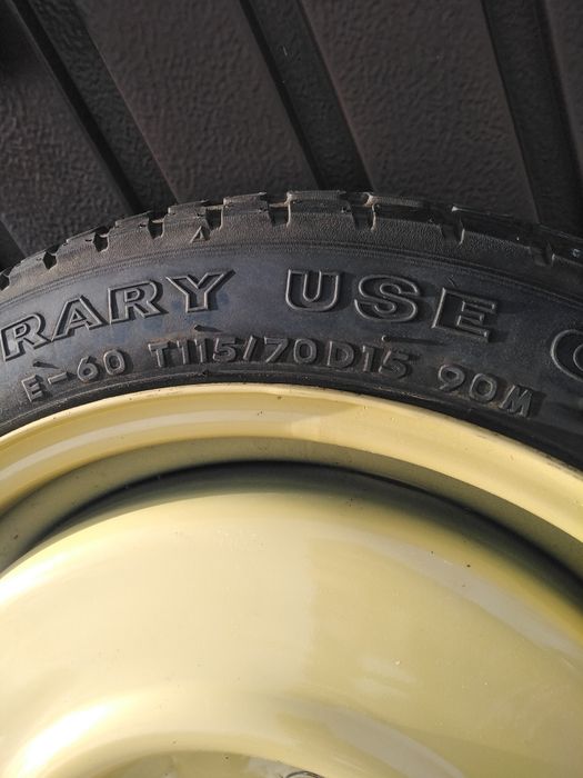 Roată rezerva slim 5x114.3 compatibilă Mazda, Kia, Hyundai, Mitsubishi