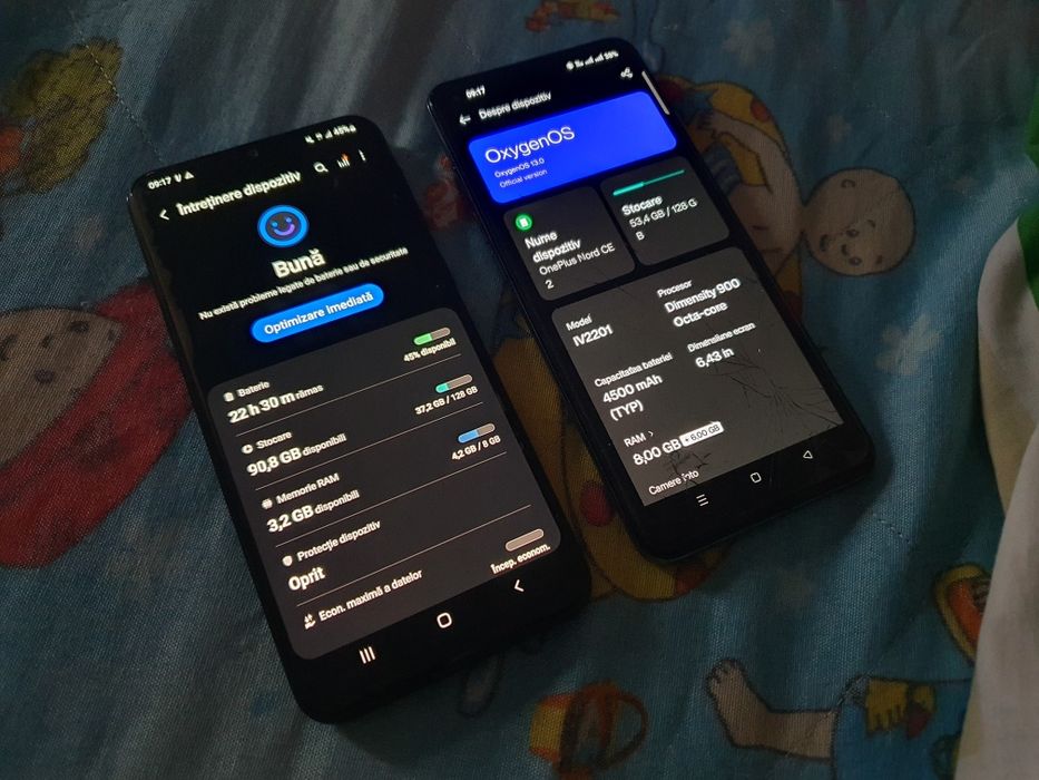 Samsung m31 one plus nord ce2