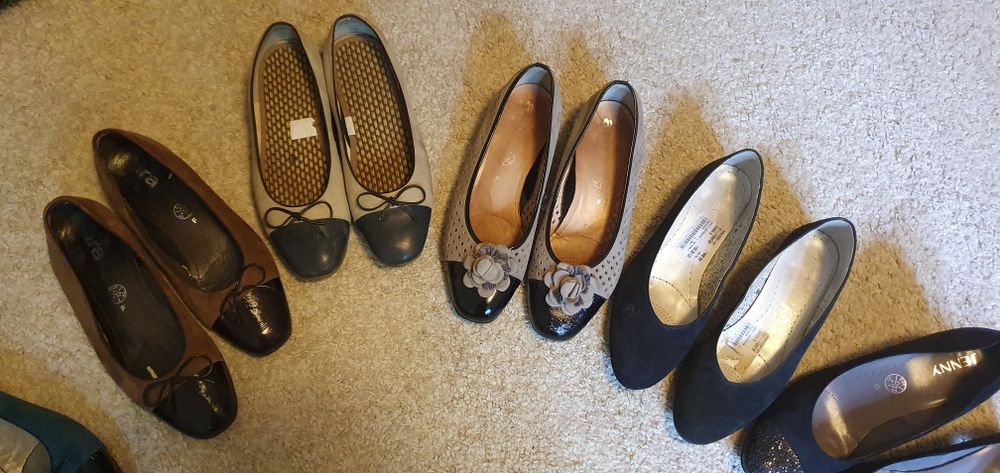 Pantofi balerini Ara piele naturala 41 uk 7