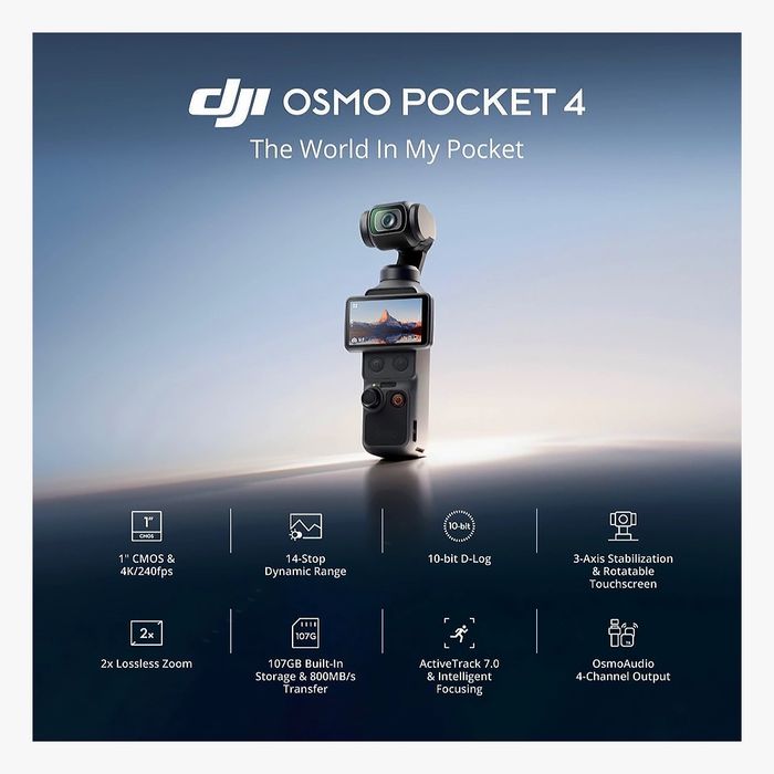 Экшн камера Dji osmo pocket 4 Standart Combo Доставка Горантия