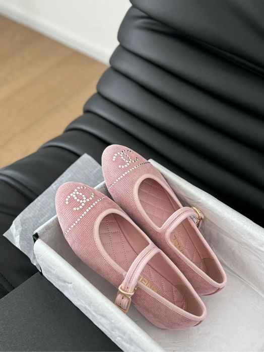 Balerini Chanel piele naturala premium pe comanda