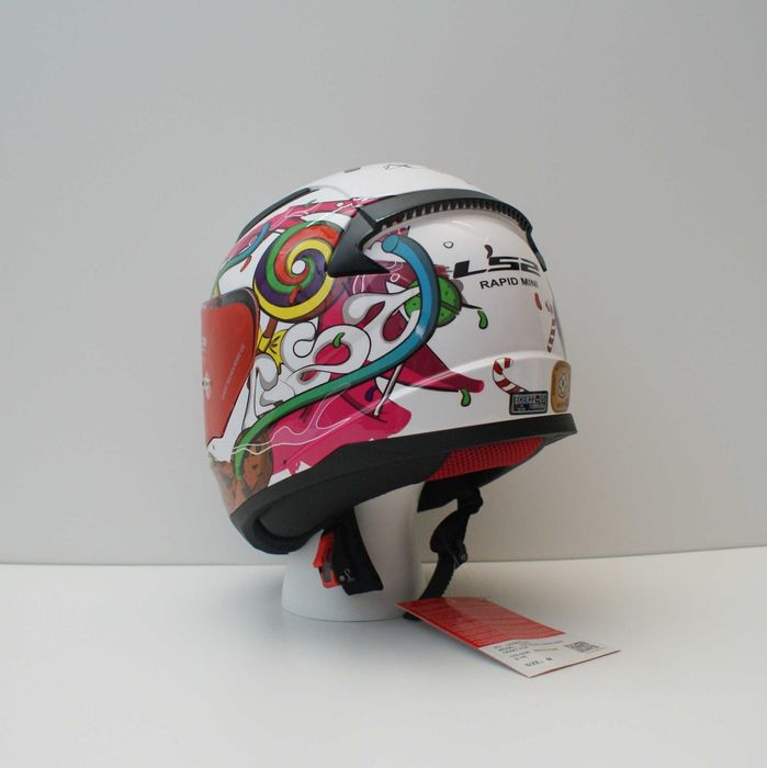 Каска за мотор LS2 RAPID MINI CRAZY POP  размер M 51-52cm.