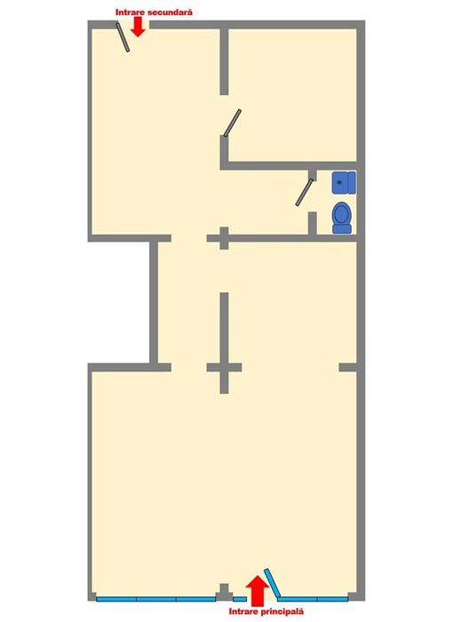 Vand spatiu comercial in Baile Herculane, zona blocurilor, 80mp