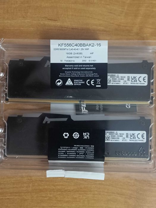Оперативная память DDR5 Kingston FURY 16gb (2x8gb)