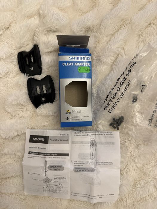 Adaptor pentru montaj placute MTB pe pantofi Shimano