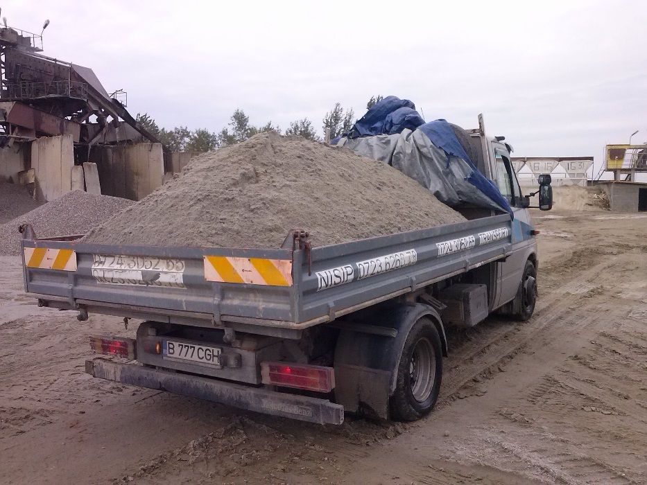 NISIP, Pietris, Balastru, Materiale constructii_Transport