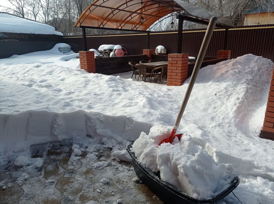 Чистка снега (ручная)