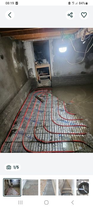 СТЯШ ПОЛА.Стяшка пола, тйоплий пола внутри комнаты. Стяшка Штукатурка