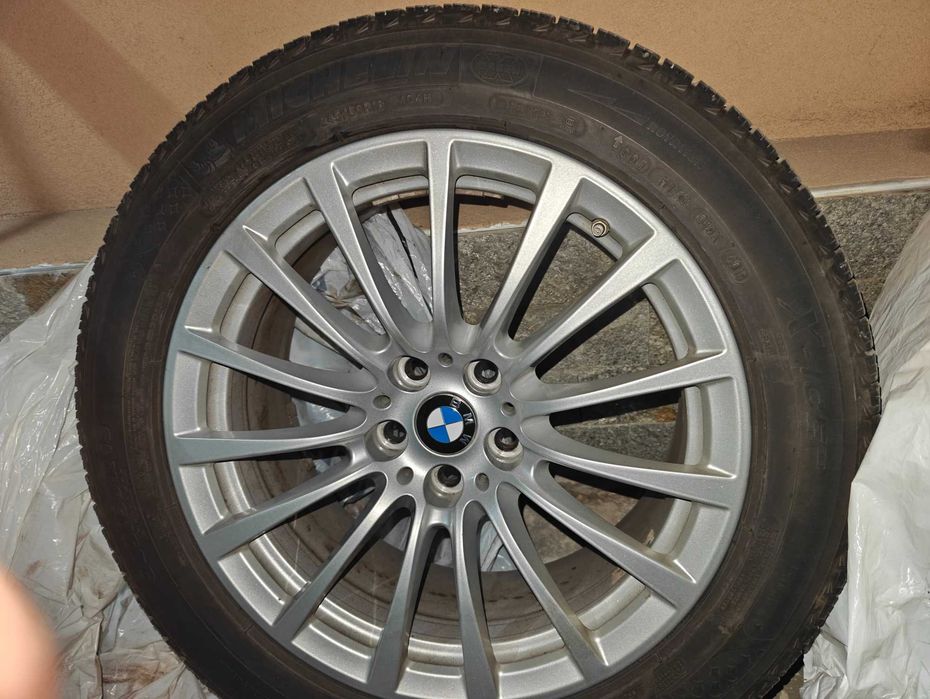 Оригинални джанти BMW style 619 , 18 цола 5х112 със зимни гуми