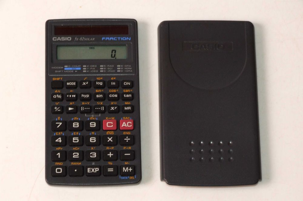 Calculator stiintific CASIO fx-82 SOLAR foarte complex, NOU
