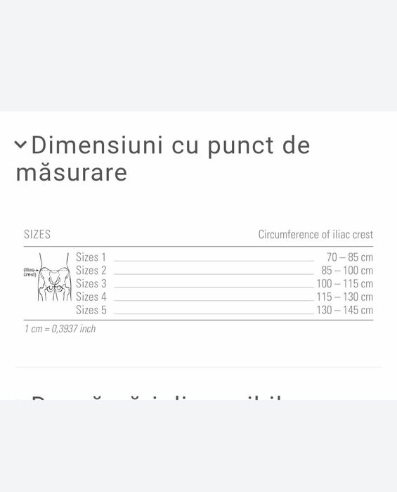 Vând orteza sacroiliaca