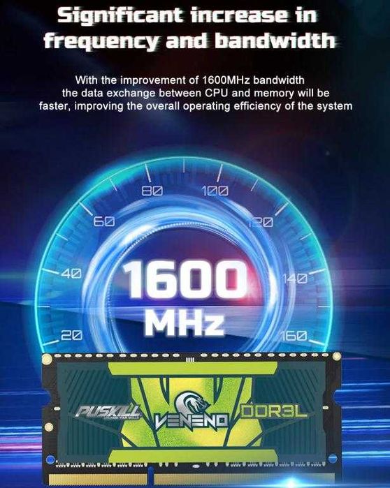 Laptop RAM 8GB DDR3L 1600MHz 1333MHz 1.35V SODIMM Памет Лаптоп 204-pin