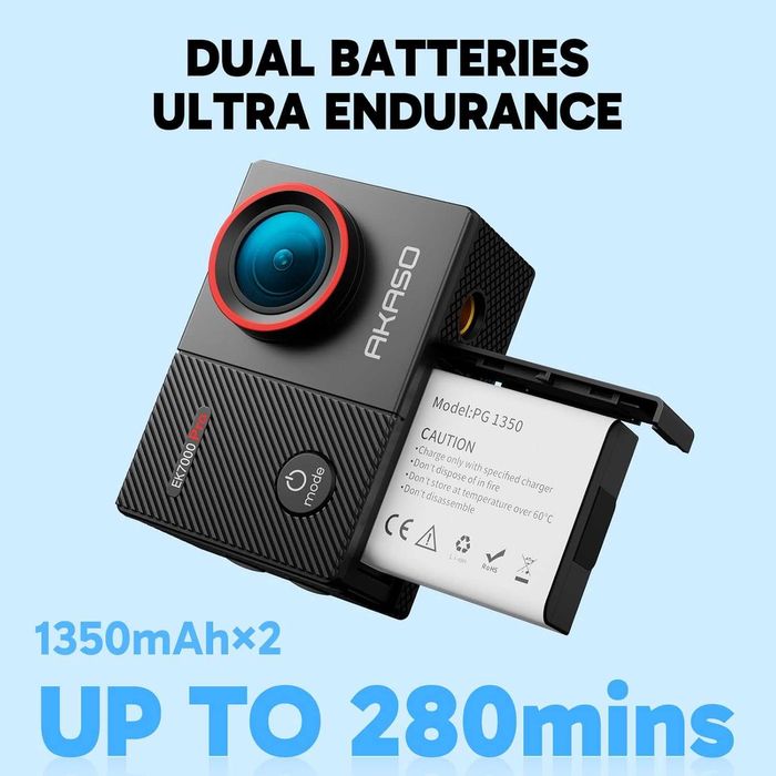 Cameră Sport AKASO EK7000 PRO 4K, 250 RON