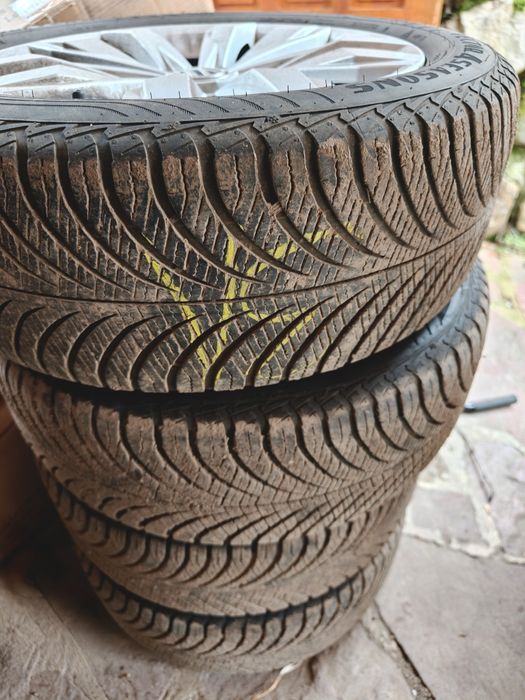 17 ' Оригинални джанти от VW T-ROCK  5X112  с нови гуми GOODYEAR