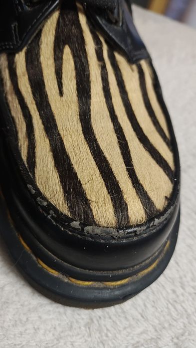 Pantofi Dr Martens Ramsey Zebra Creepers marime 38