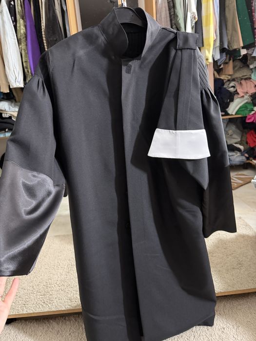 Roba de avocat cu accesorii, bumbac, negru