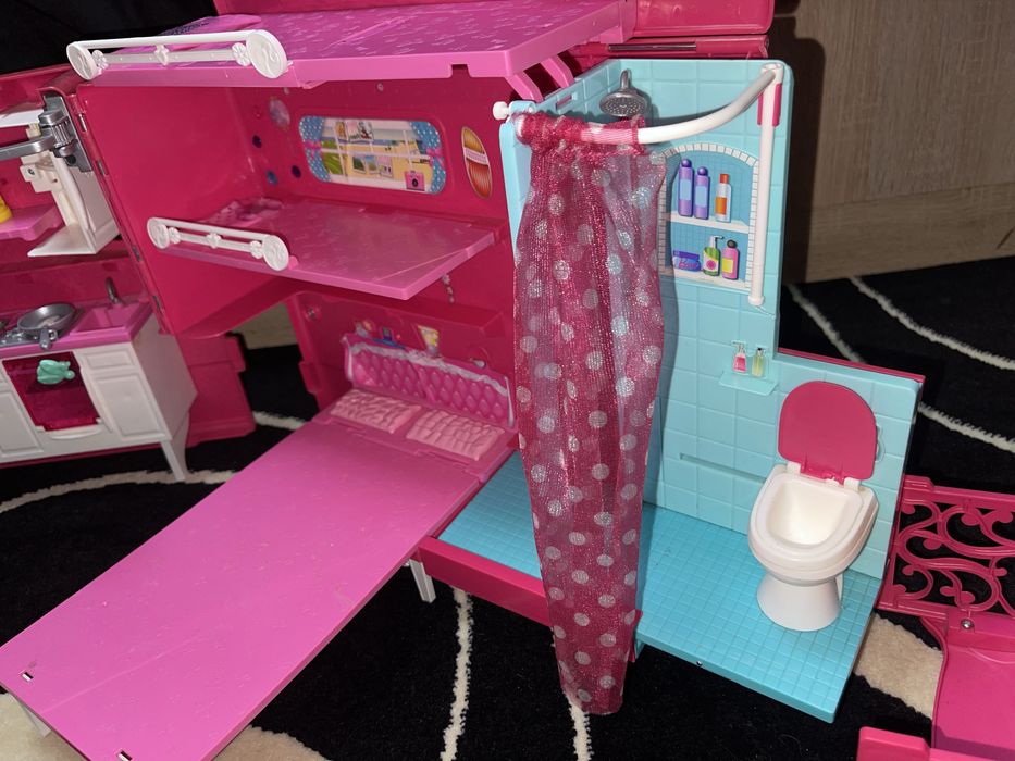 Rulota Barbie roz