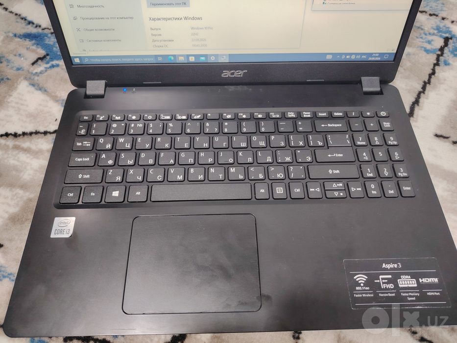 Noutbuk Acer i3 10 pokolen. Yangiyol.