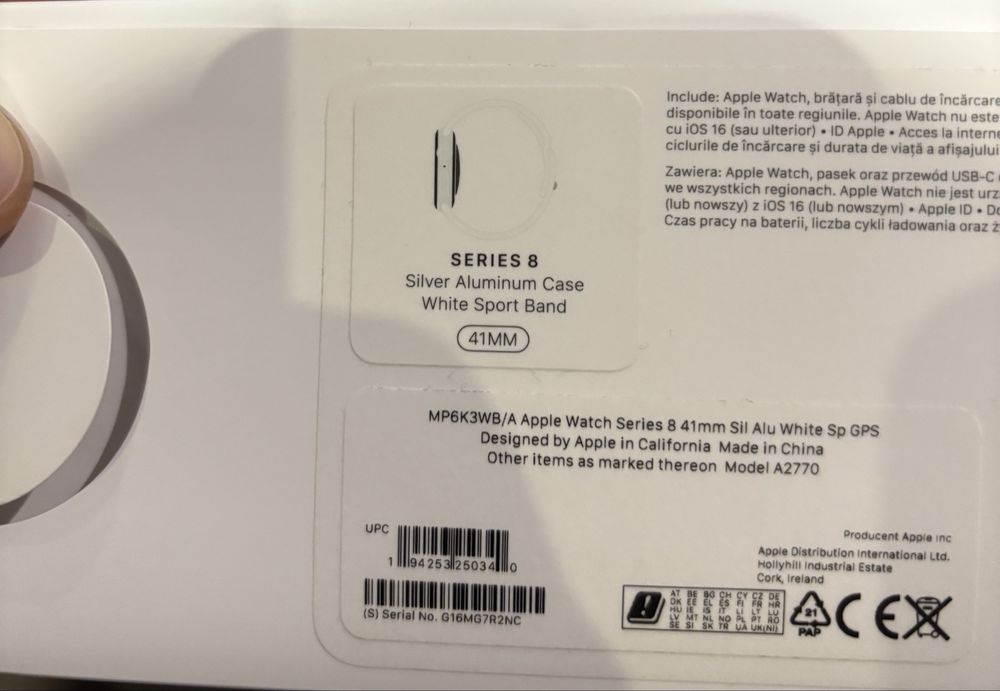 Apple Watch Series 8 Aluminium 41 mm