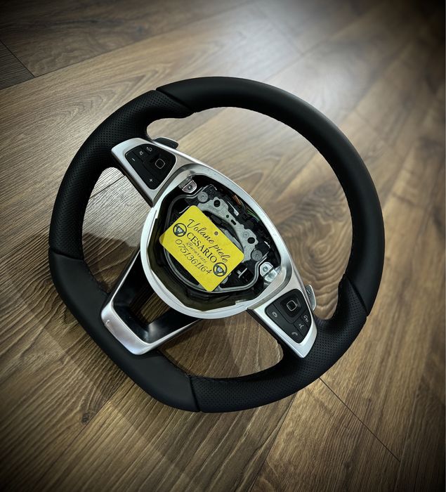 Volan piele naturala nappa Mercedes AMG W213 w205 w212 A E C Class GLE