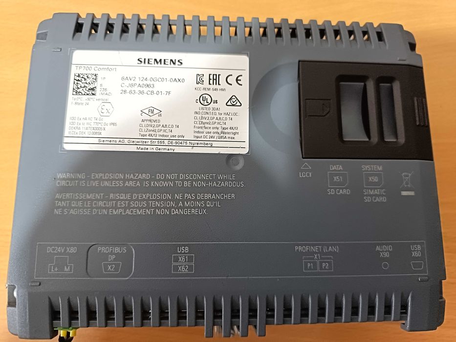 HMI Siemens 6av2-124-0gc01-0ax0