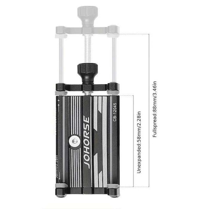 Suport de telefon pentru bicicleta/trotineta Johorse, din aluminiu, universal, produs nou