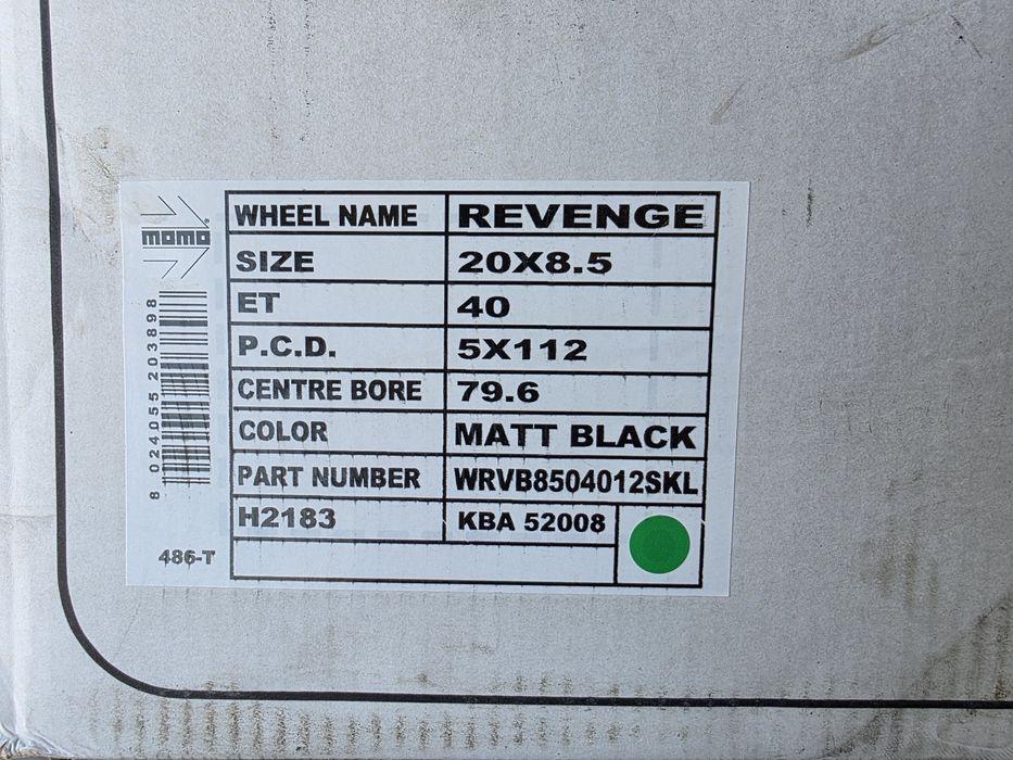 20цола 5x112 BMW Audi Mercedes Vw 4бр