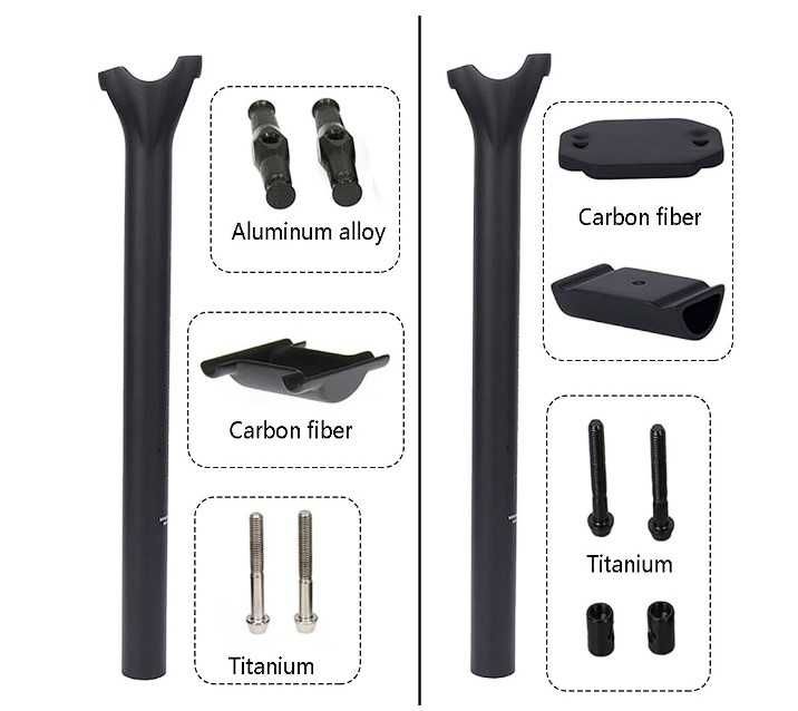 Tija sa UltraLight Elita One NOUA 2023 31.6 27.2 30.9 carbon 400 mm