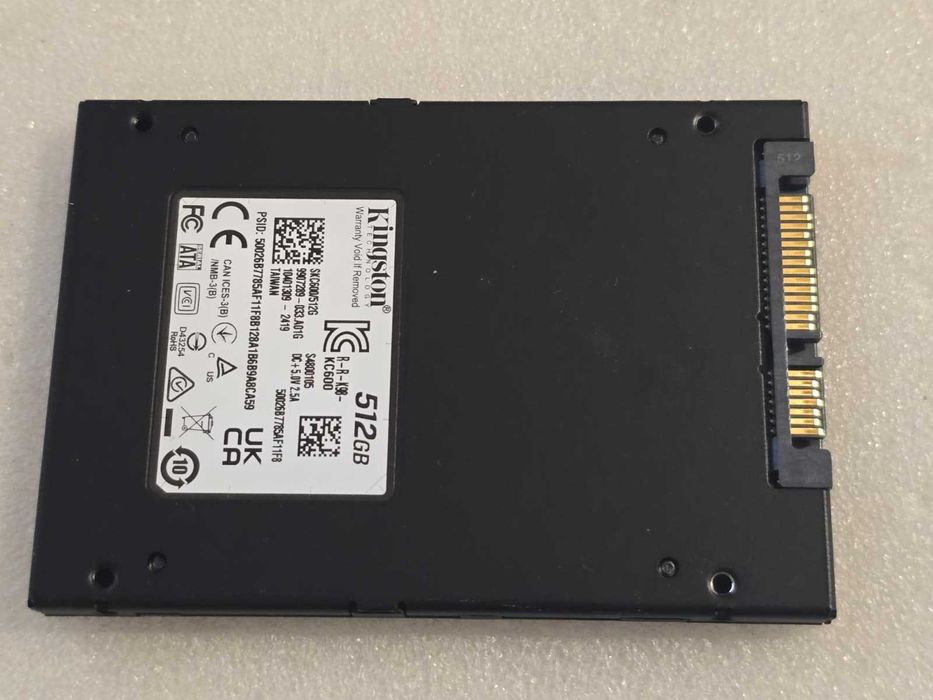 Solid-State Drive (SSD) Kingston 512GB SATA3 KC600 2.5" (SKC600/512G)