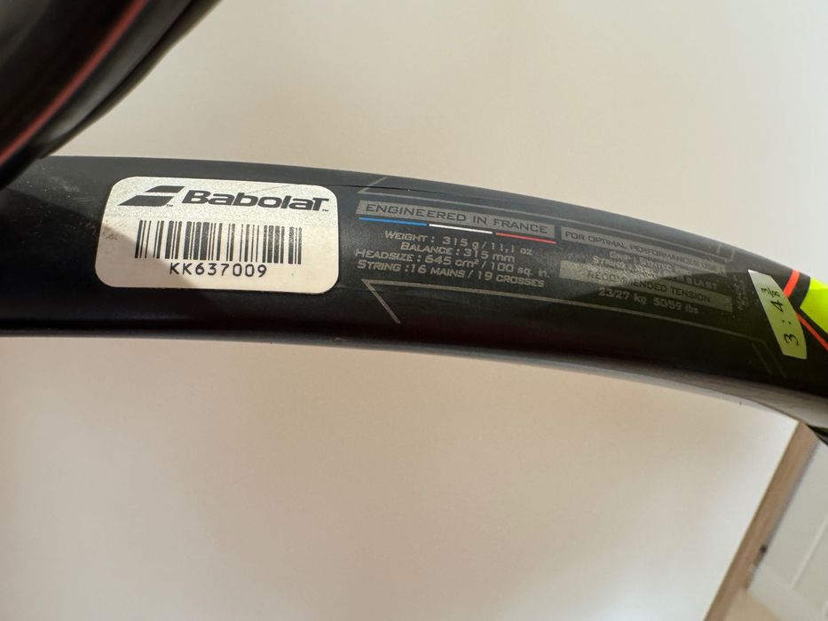 Тенис ракета BabolaT, Pure aero, 315 гр.