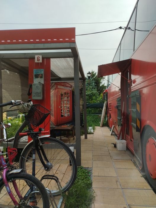 Спирка Навес за почивка Барбекю