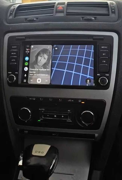 4GB RAM Navigatie Android Skoda Octavia 2 Yeti Rapid Carplay Wireless Auto QLed Bluetooth