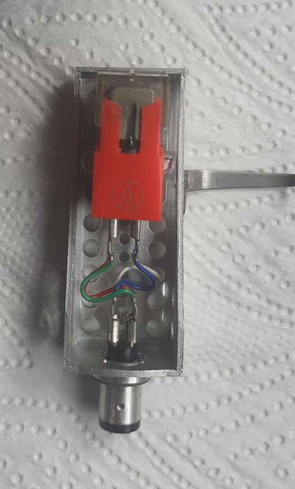 Headshell Saba cu doza MM Audio Technica AT 13 Ea ( ac rupt )