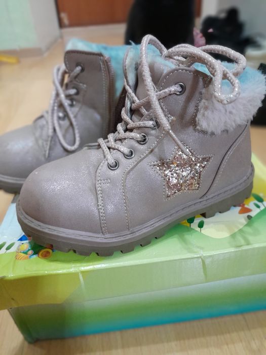 Ботинки для девочки демисезон на меху