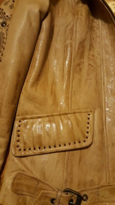Дамско модна кожено яке. Естествена кожа